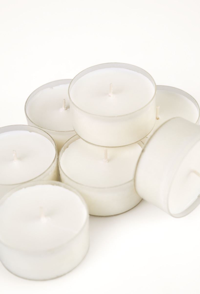 Store telys hvit - 2