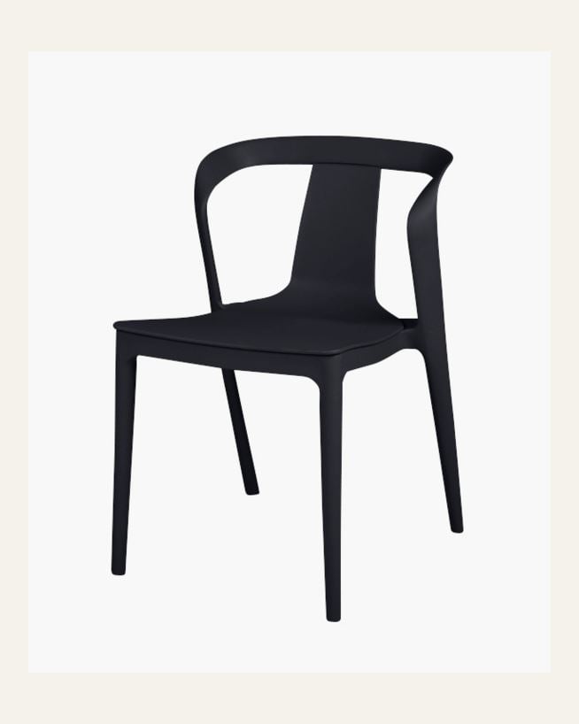 Hagestol svart - 52,6x49x78 cm svart - 1