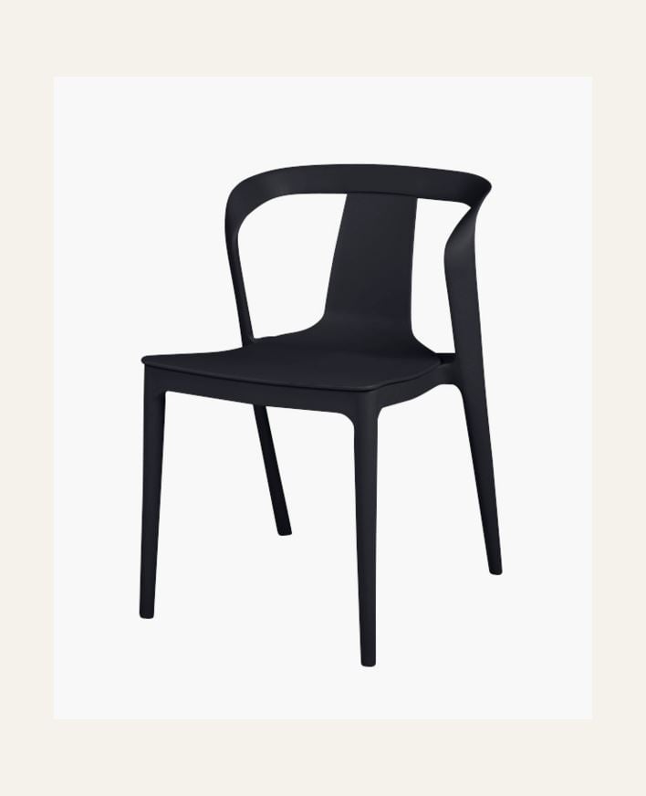 Hagestol svart - 78 cm svart - 1