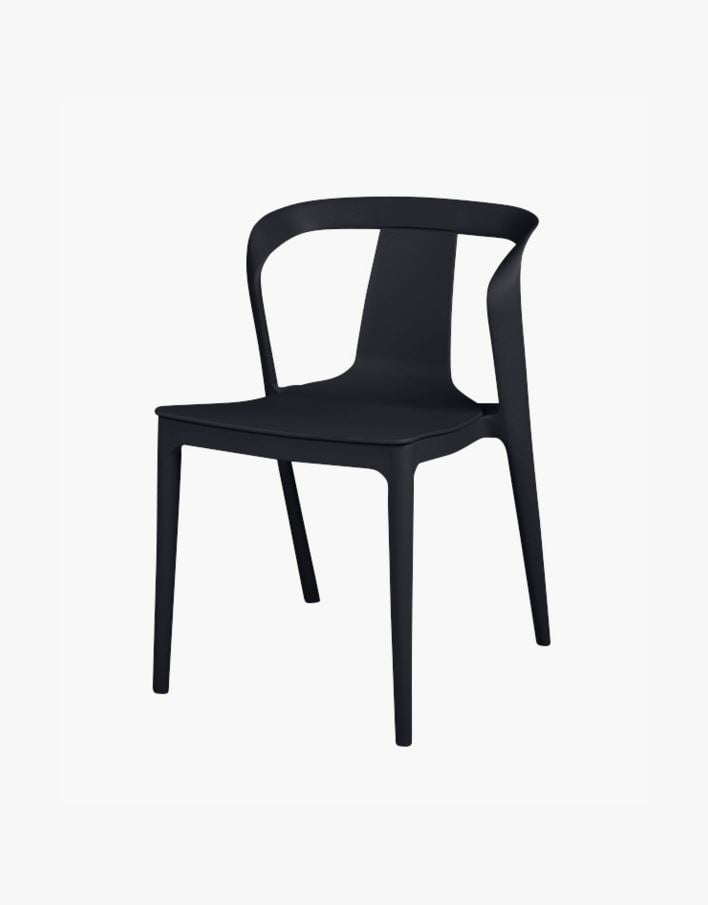 Hagestol svart - 78 cm svart - 1