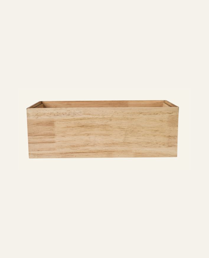 Stablebar oppbevaringsboks natur - 35x20x12 cm natur - 1