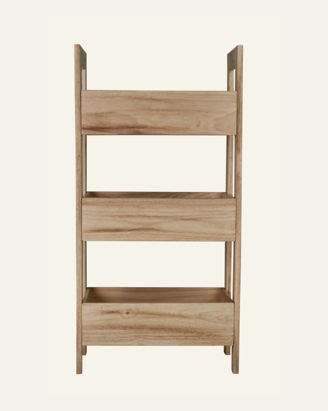 Oppbevaringsstativ natur - 45x25x90 cm natur - 1
