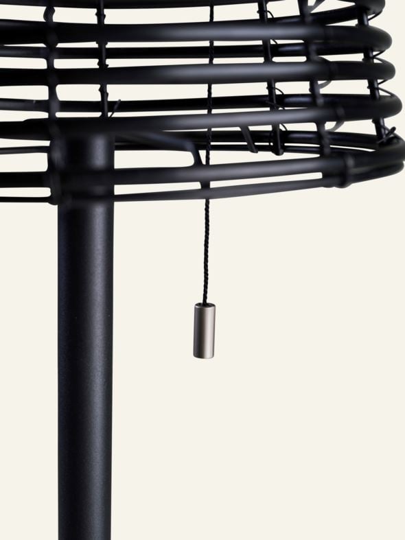 Led gulvlampe svart - 2