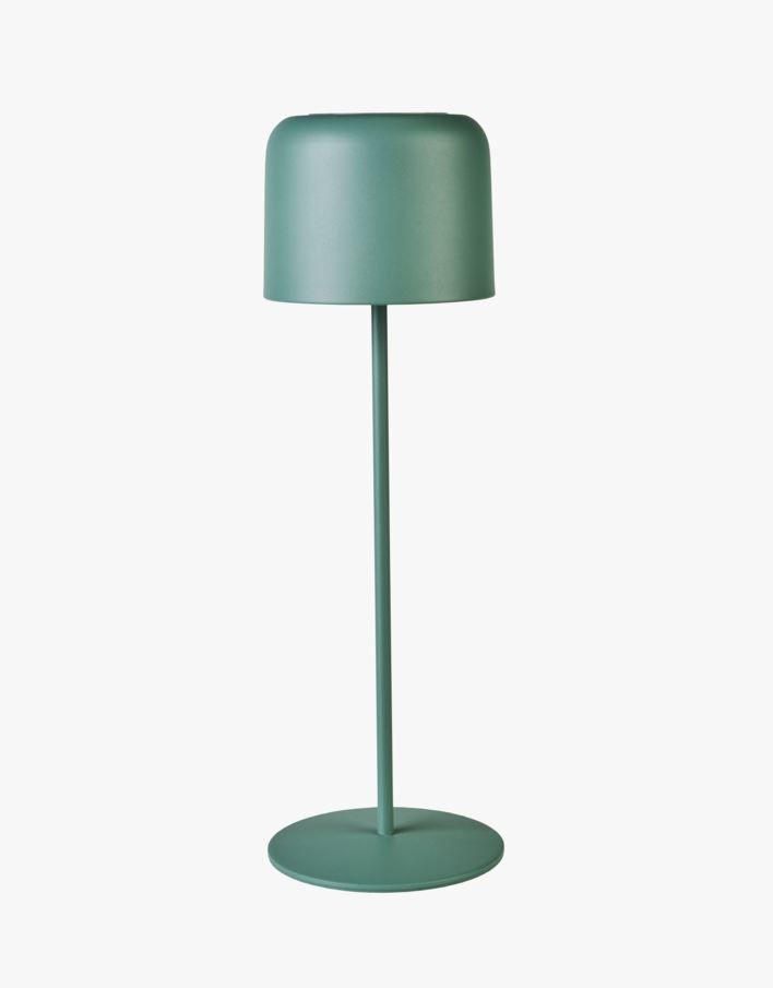 Led lampe grågrønn - 12x12x38 cm Grågrønn - 1