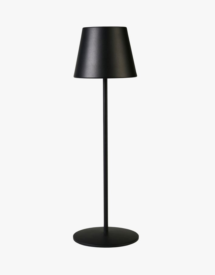 Led lampe svart - 12x12x38 cm svart - 1