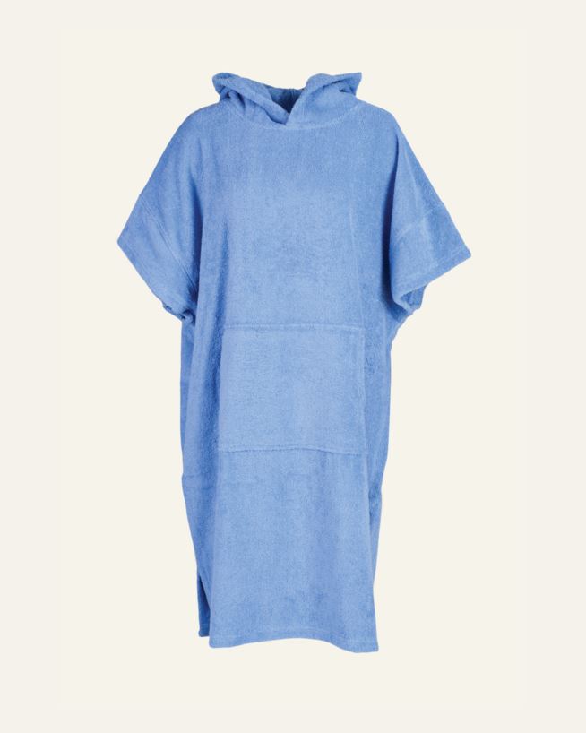 Poncho blå - 78x111 cm blå - 1