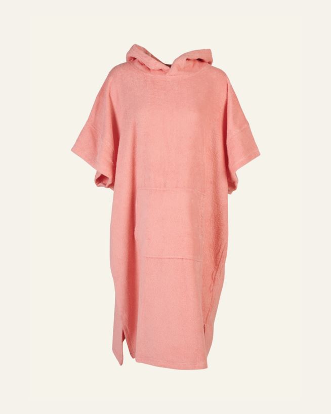 Poncho lys korall - 78x111 cm lys korall - 1