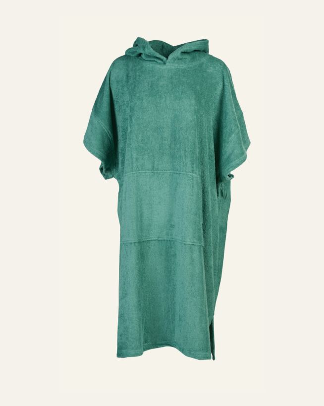 Poncho mørk grønn - 78x111 cm mørk grønn - 1