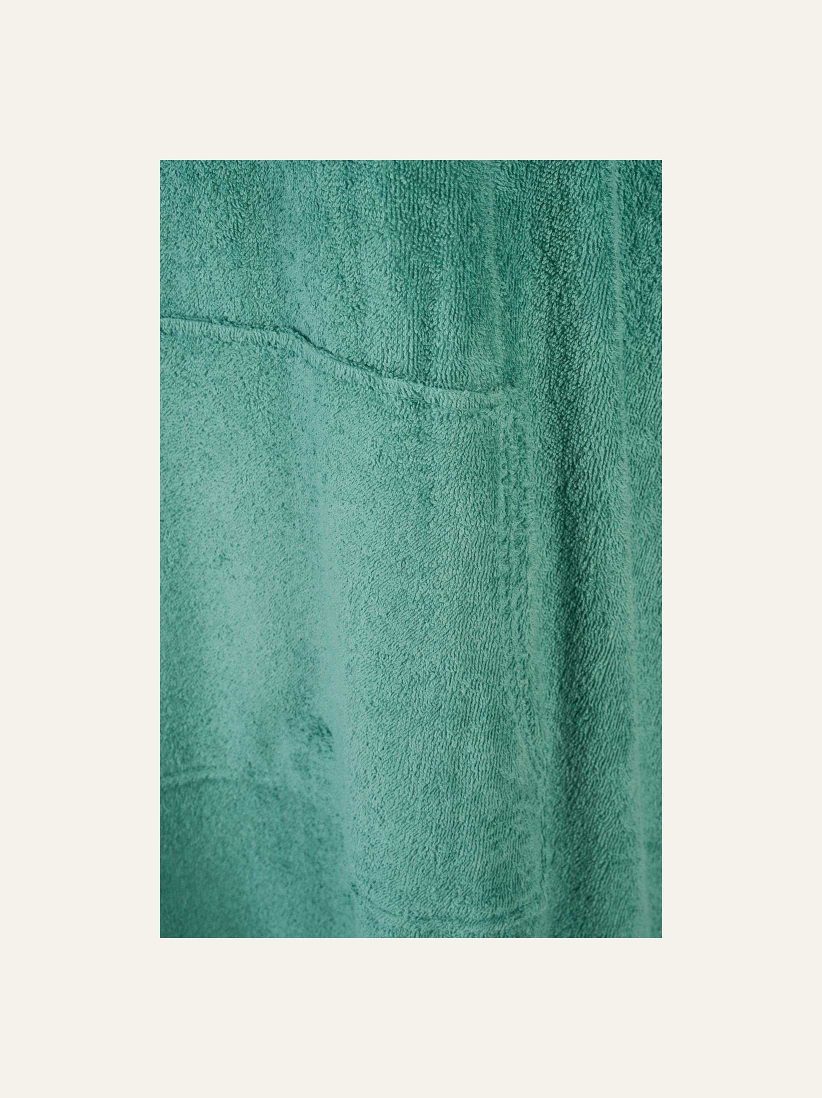 Poncho mørk grønn - 4