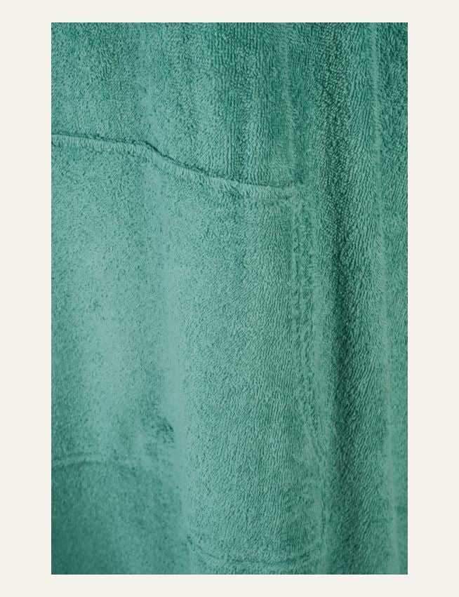 Poncho mørk grønn - 4