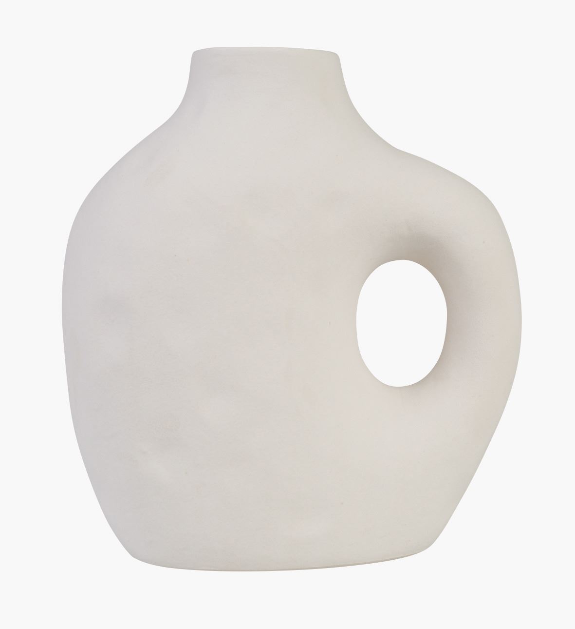 Vase hvit - 23x13,6x25 cm hvit - 1