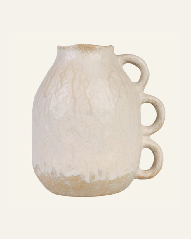 Vase lys beige - 19,8x16,3x21,5 cm lys beige - 1