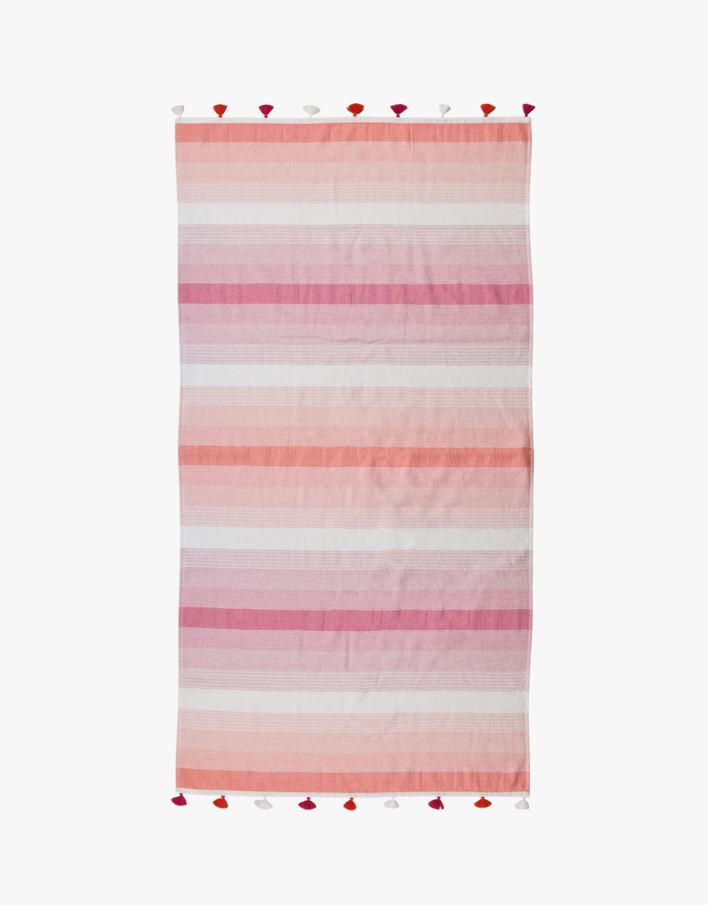 Badehåndkle multi rosa - 75x150 cm multi rosa - 1