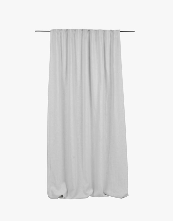 Lysdempende lingardin hvit - 135x250 cm hvit - 1