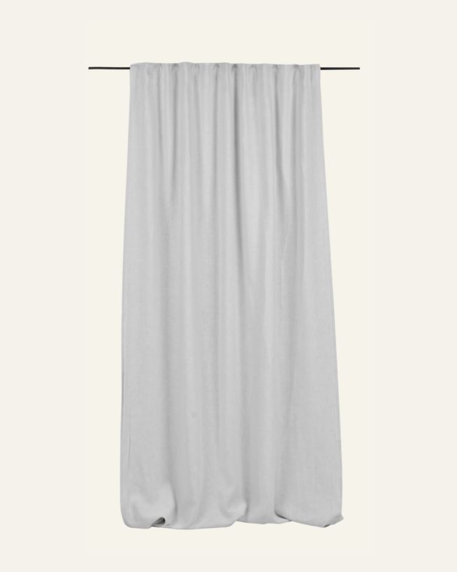 Lysdempende lingardin hvit - 135x300 cm hvit - 1