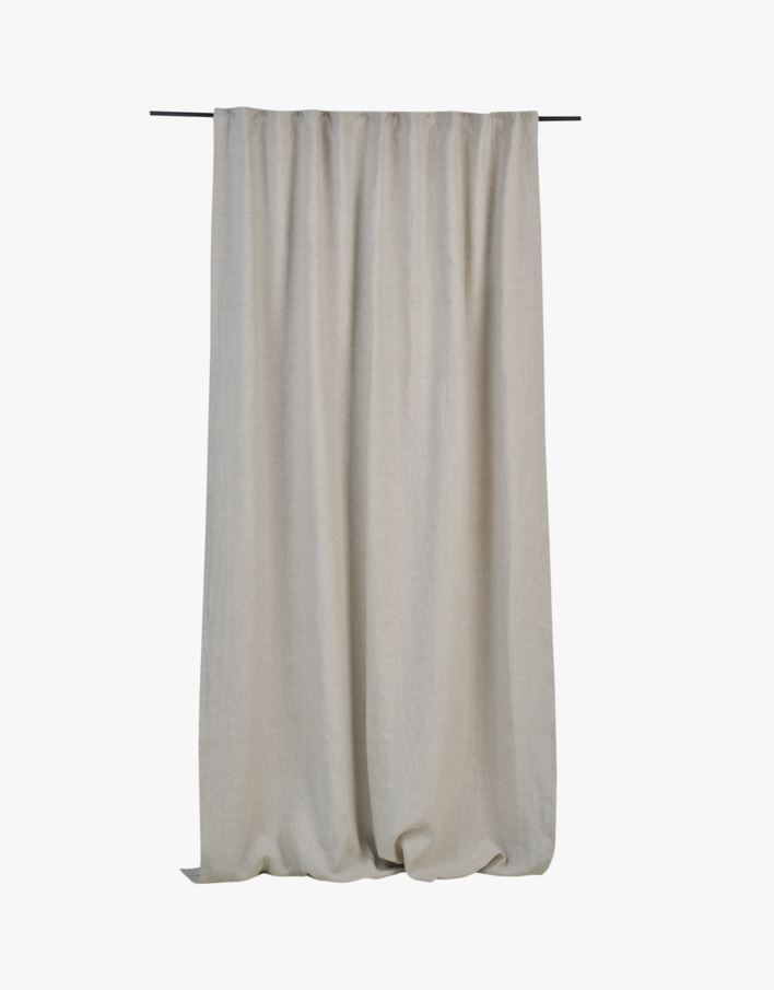 Lysdempende lingardin natur - 135x250 cm natur - 1