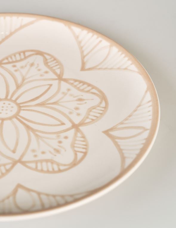 Tallerken beige - 3