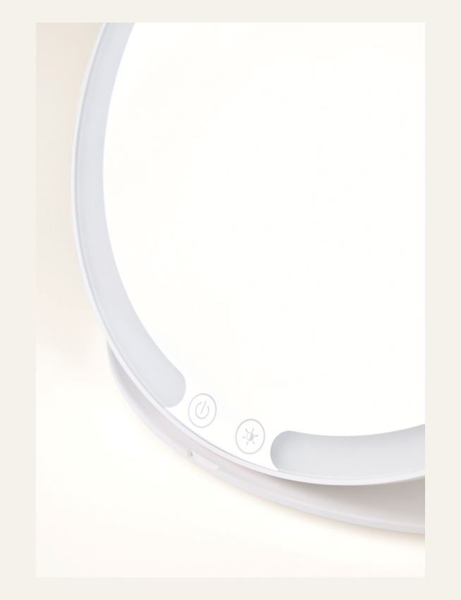 Speil med led-lys hvit - 5