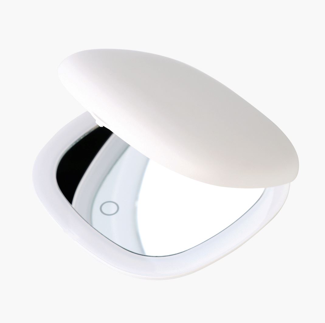 Speil hvit - 9,8x9,9x2,5 cm hvit - 1