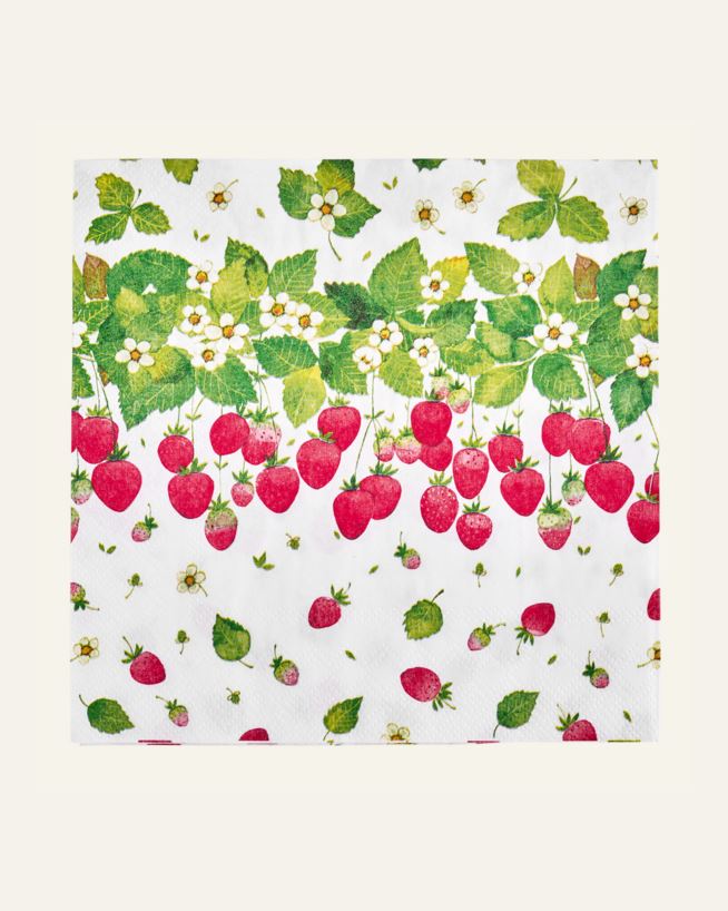 Coctail papirserviett multi rød - 25x25 cm multi rød - 1
