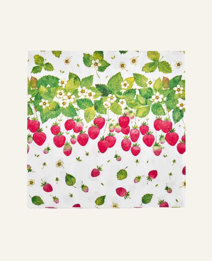 Papirservietter multi rød - 33x33 cm multi rød - 1