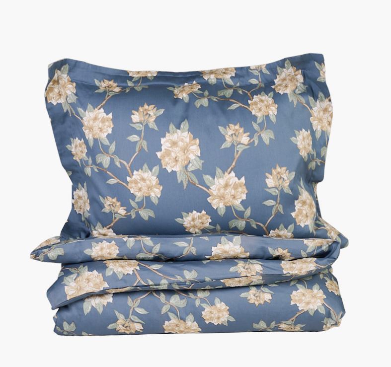 Sateng sengesett tåkeblå - 140x200 cm tåkeblå - 1