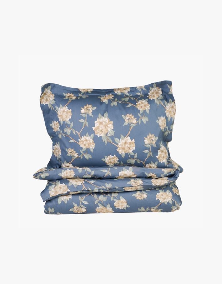 Sateng sengesett tåkeblå - 140x200 cm tåkeblå - 1