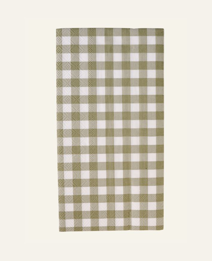 Kjøkkenservietter olivengrønn - 33x42 cm olivengrønn - 1