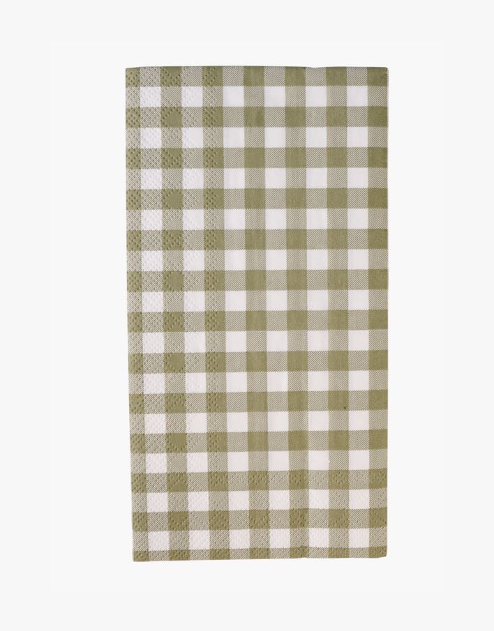 Kjøkkenservietter olivengrønn - 33x42 cm olivengrønn - 1