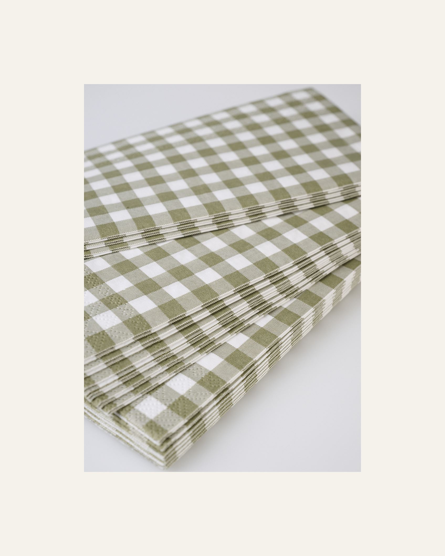Kjøkkenservietter olivengrønn - 2