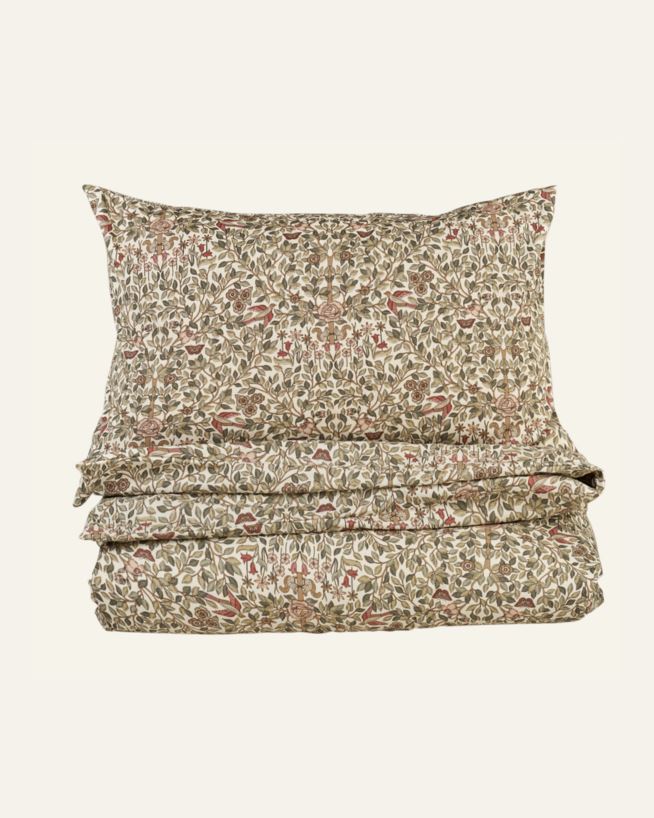 Bomull sengesett multi rosa - 140x220 cm multi rosa - 1