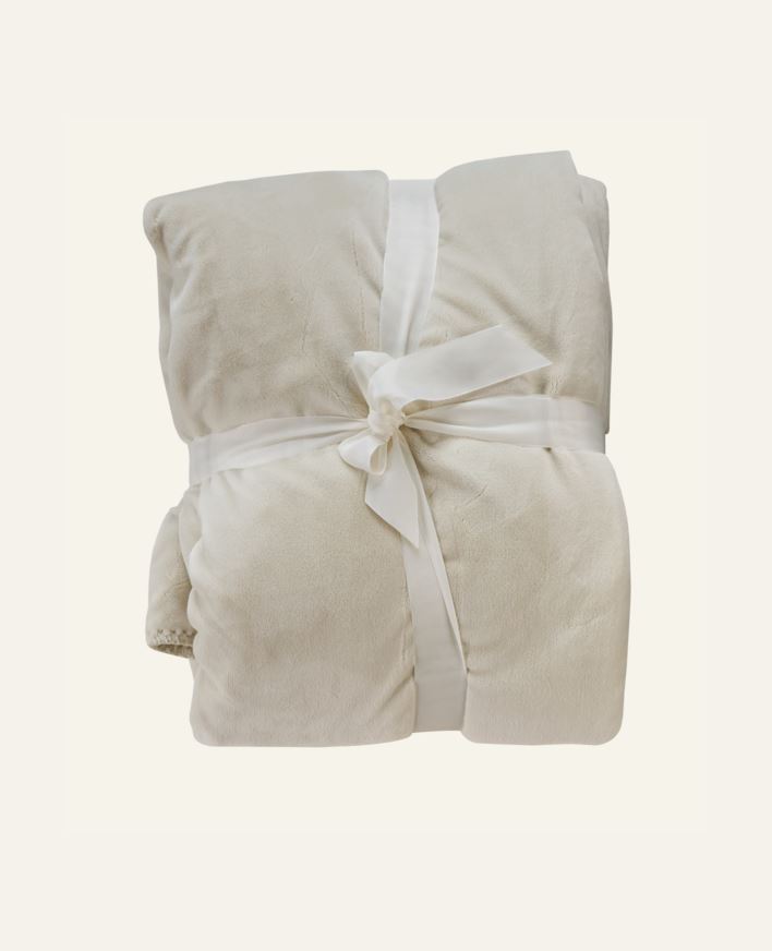 Fleecepledd offwhite - 130x170 cm offwhite - 1