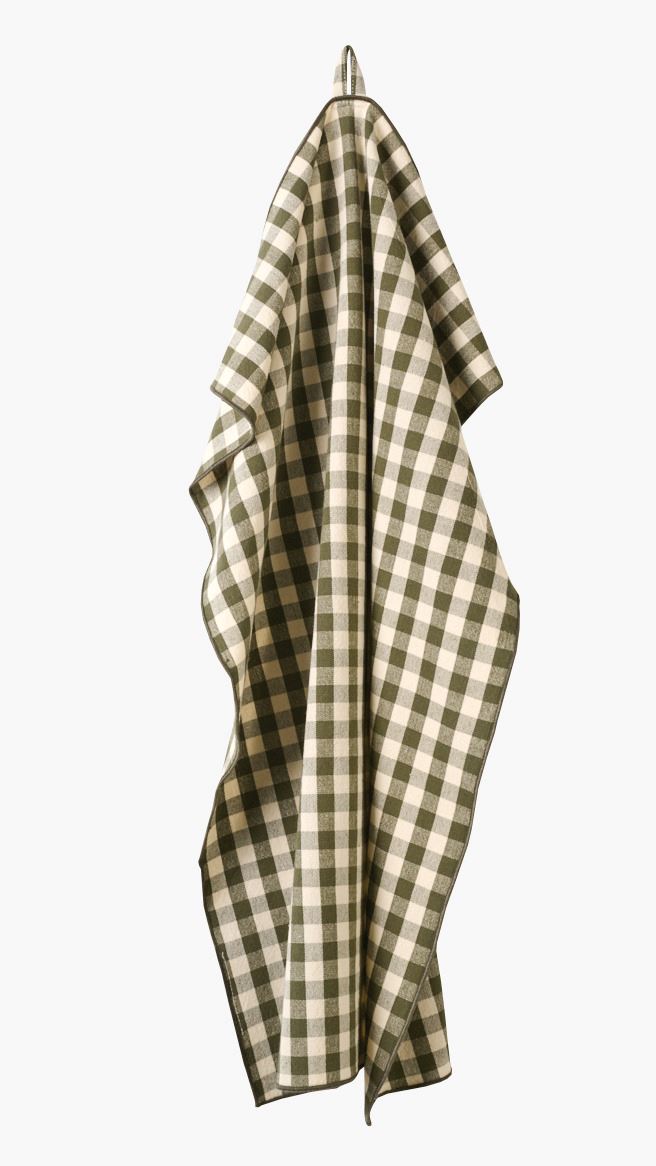 Kjøkkenhåndkle mosegrønn - 47x70 cm mosegrønn - 1