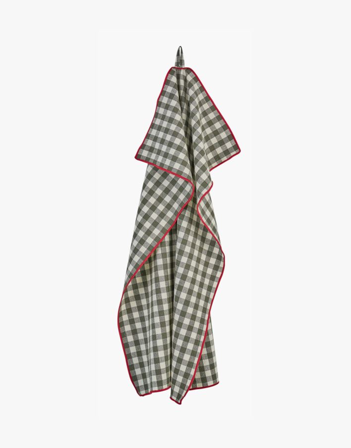 Kjøkkenhåndkle mørk grønn - 47x70 cm mørk grønn - 1