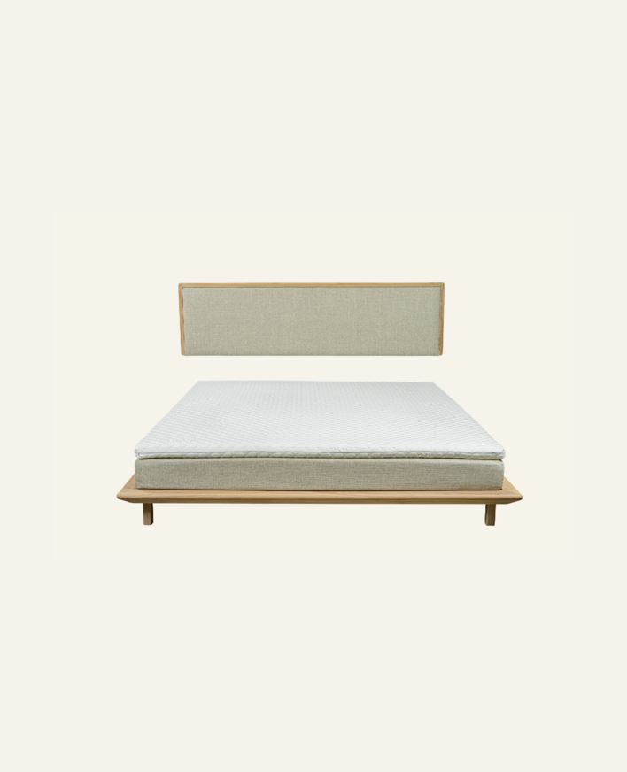 Seng naturoljet eik - 180x200 cm null - 1