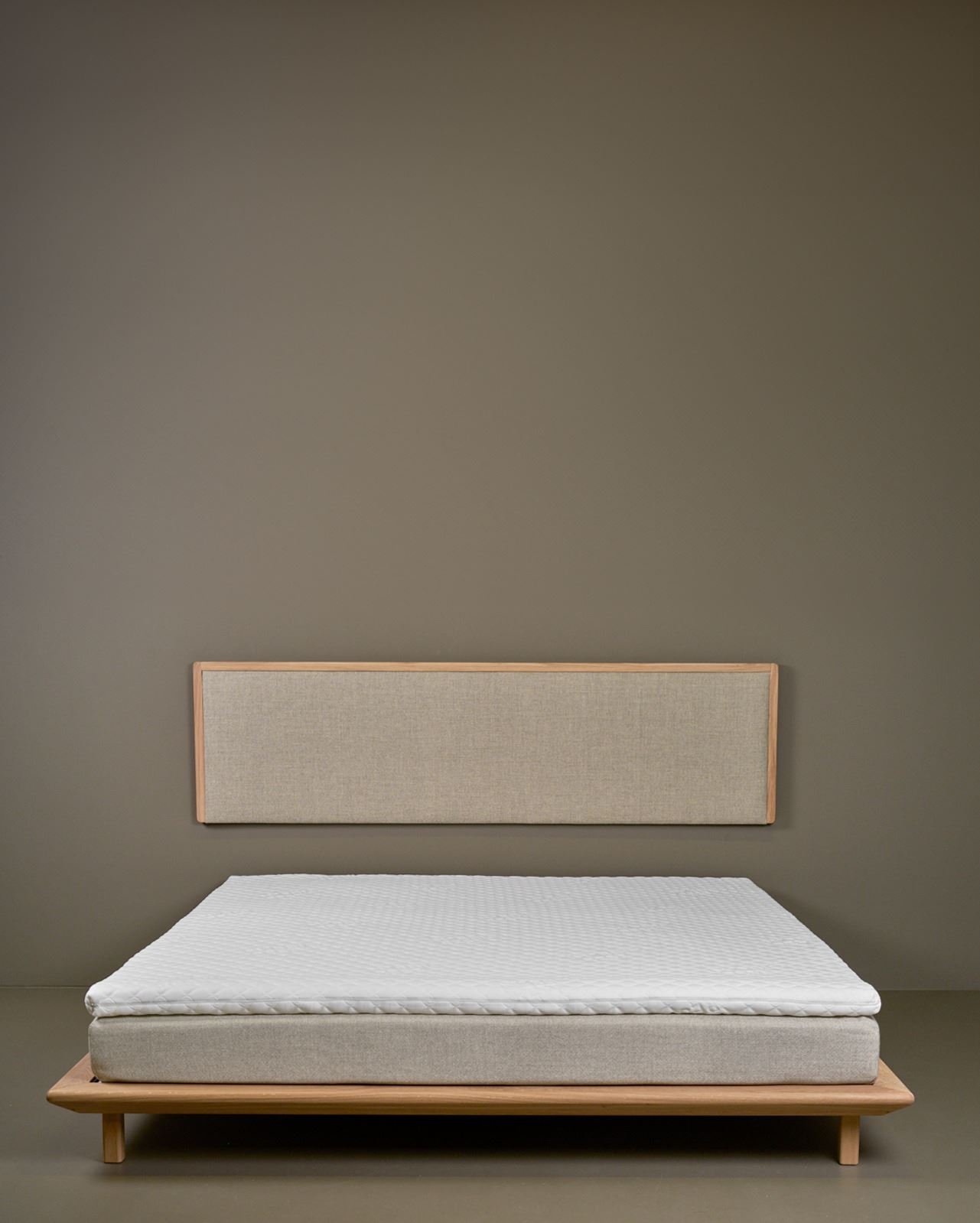 Sengegavl hvitoljet hvit - 3