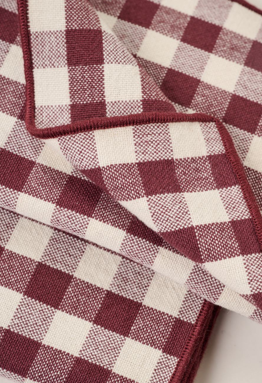 2pk tøyserviett burgunder - 2