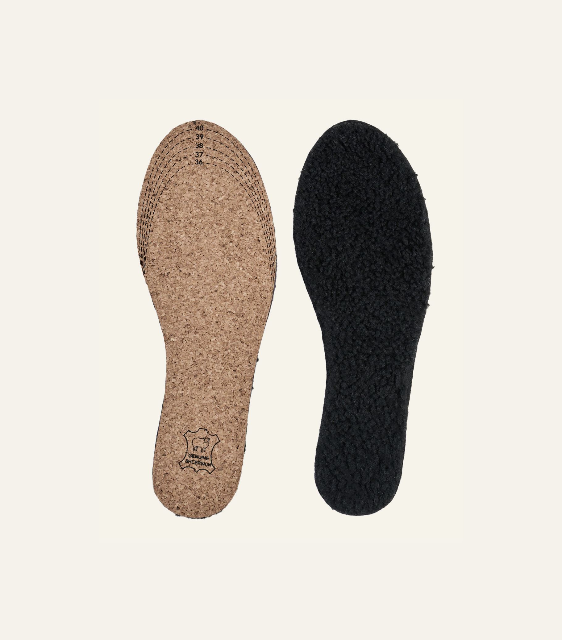 Ullsåle svart - 2