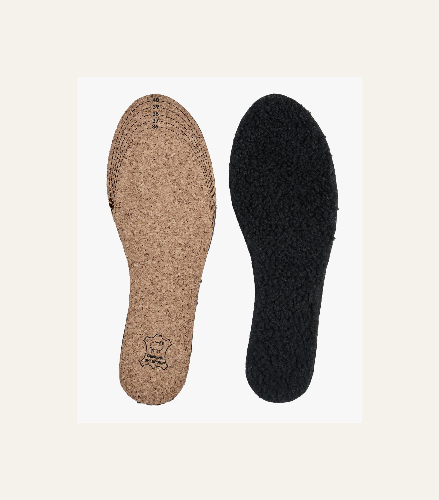 Ullsåle svart - 2