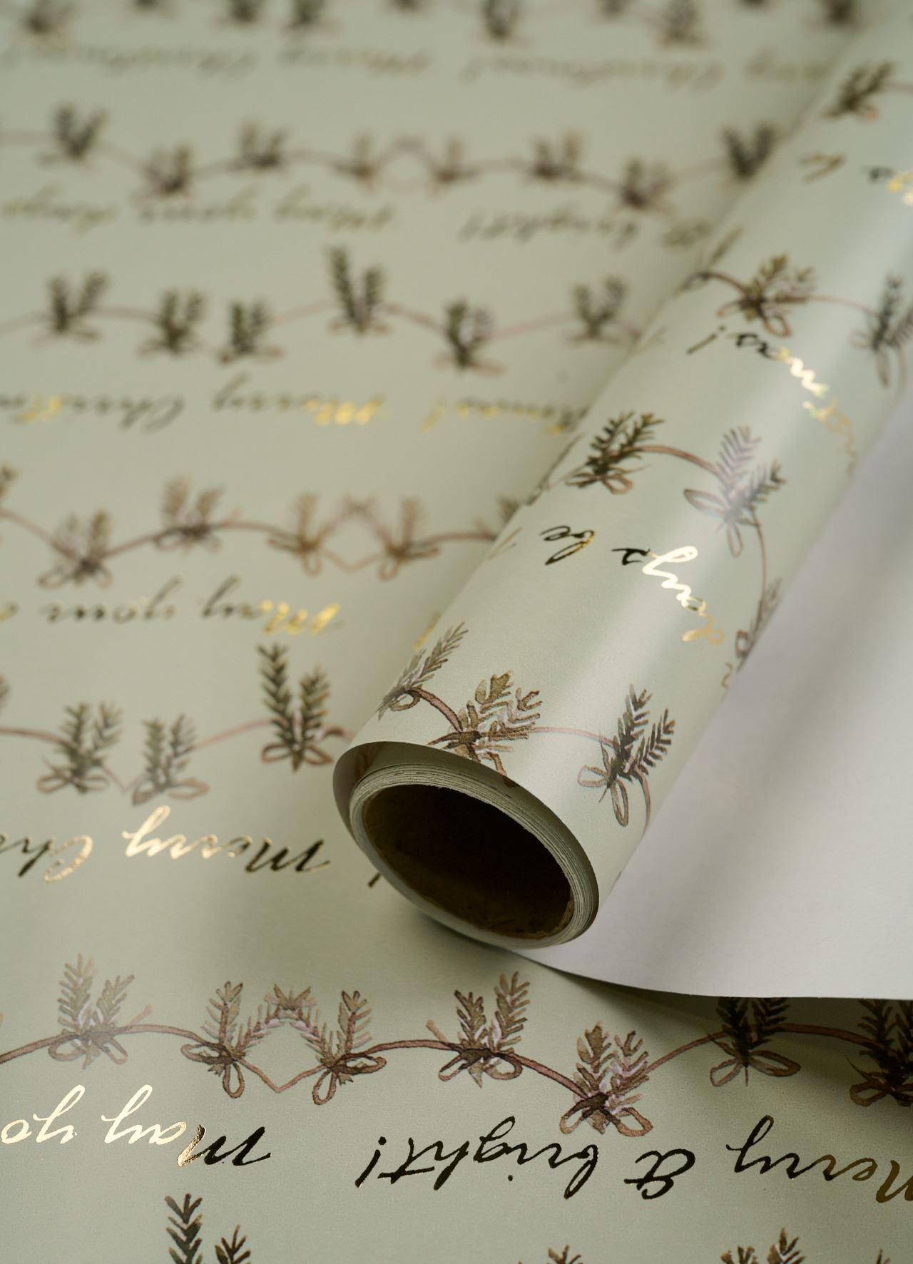 Gavepapir lys grønn - 70x300 cm lys grønn - 1