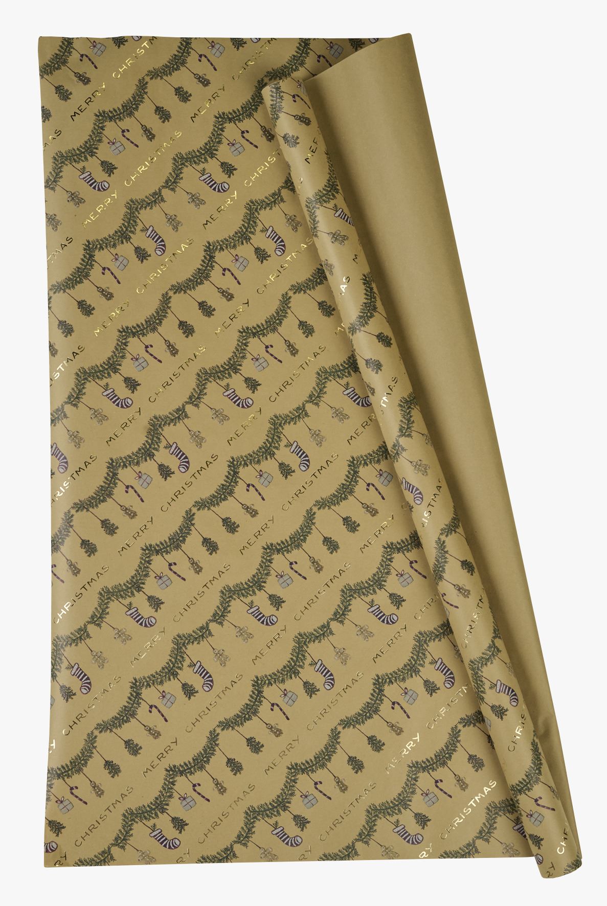 Gavepapir natur - 70x300 cm natur - 1