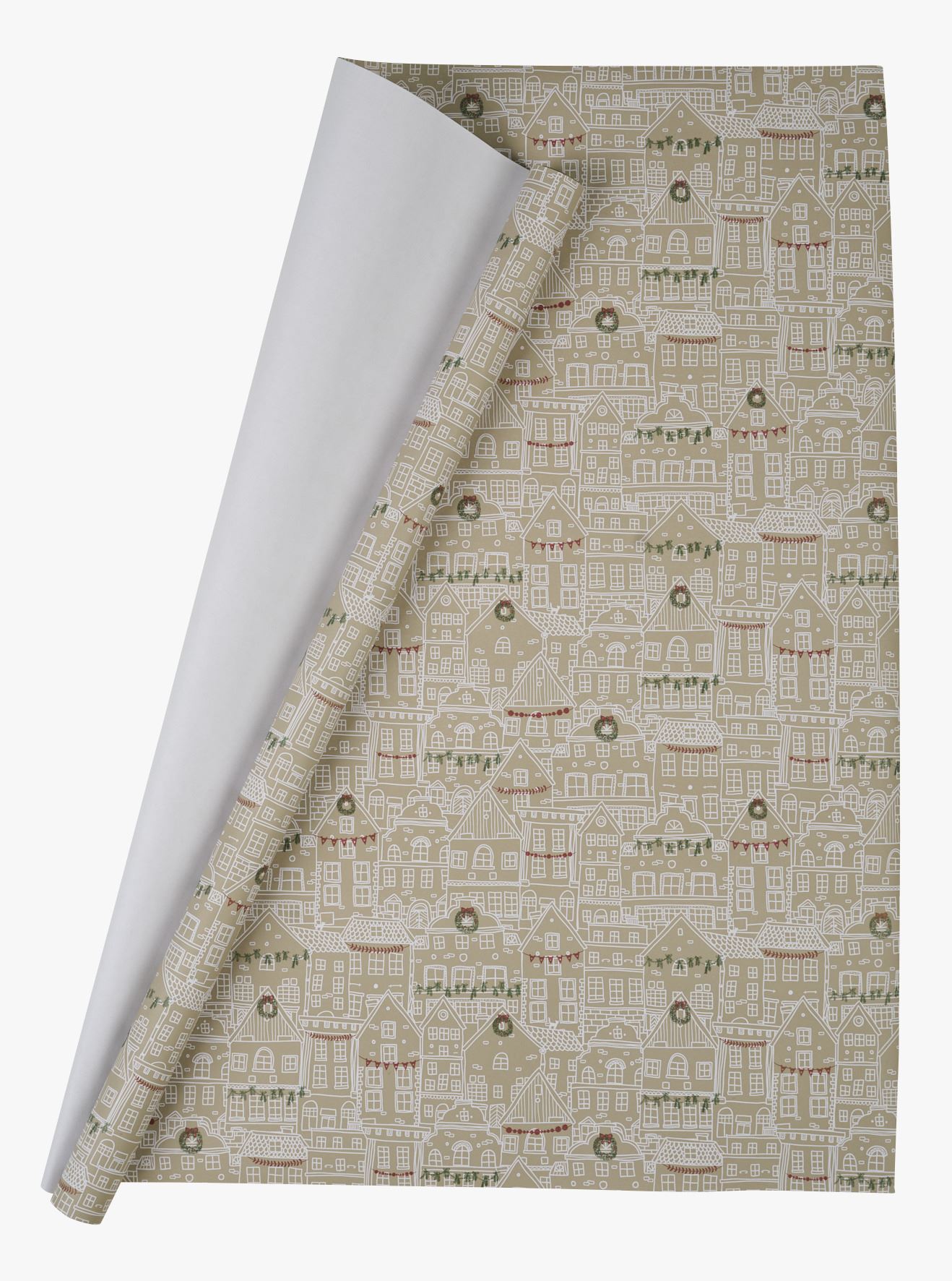 Gavepapir natur - 70x300 cm natur - 1