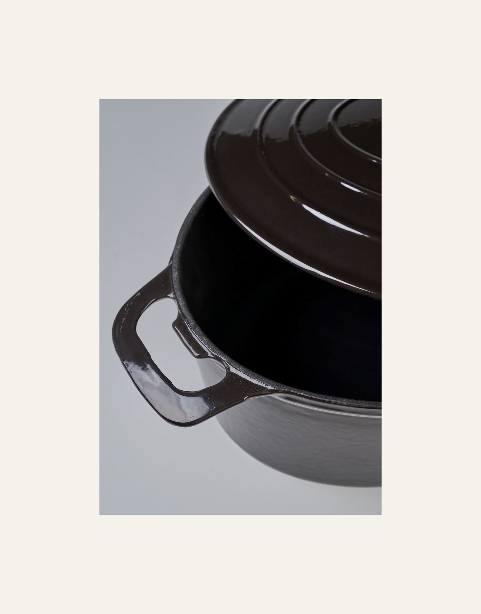 Støpejernsgryte oval svart - 2