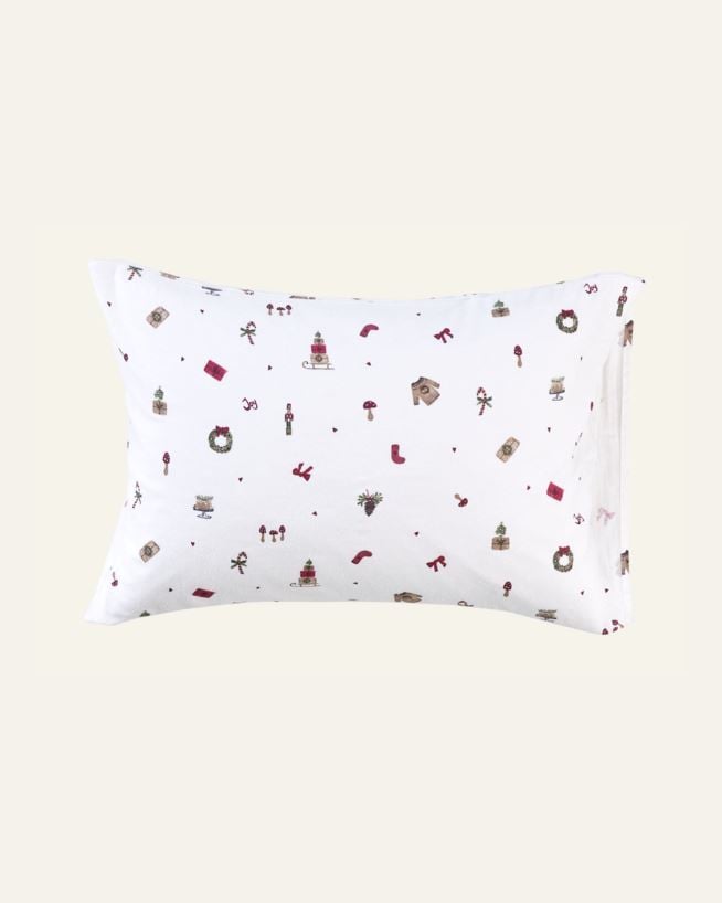 Flanell putevar multi rød - 50x70 cm multi rød - 1