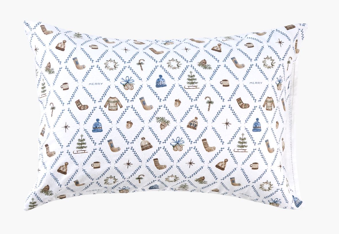 Flanell putevar multi blå - 70x100 cm multi blå - 1