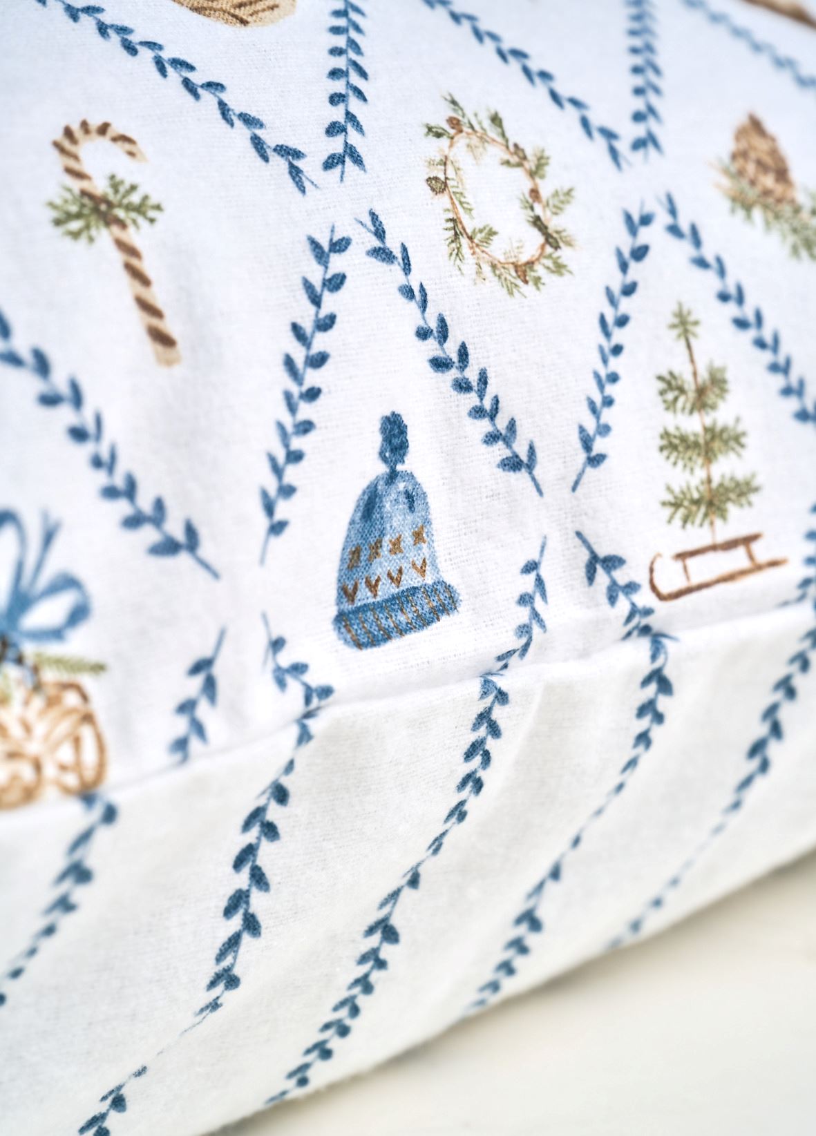 Flanell putevar multi blå - 2