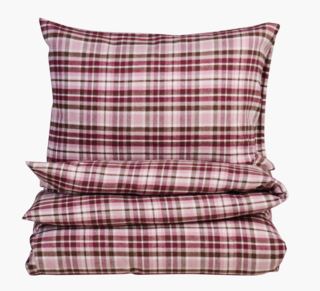 Kid Matterhorn Garnfarget Flanell Sengesett Multi Rosa 200x220 cm/50x70 cm