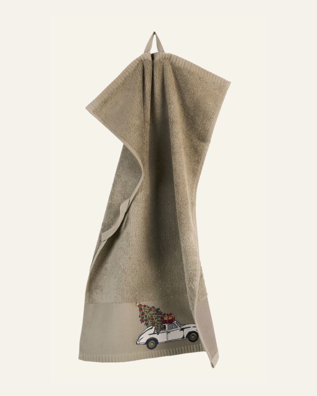 Gjestehåndkle mørk grønn - 40x60 cm mørk grønn - 1