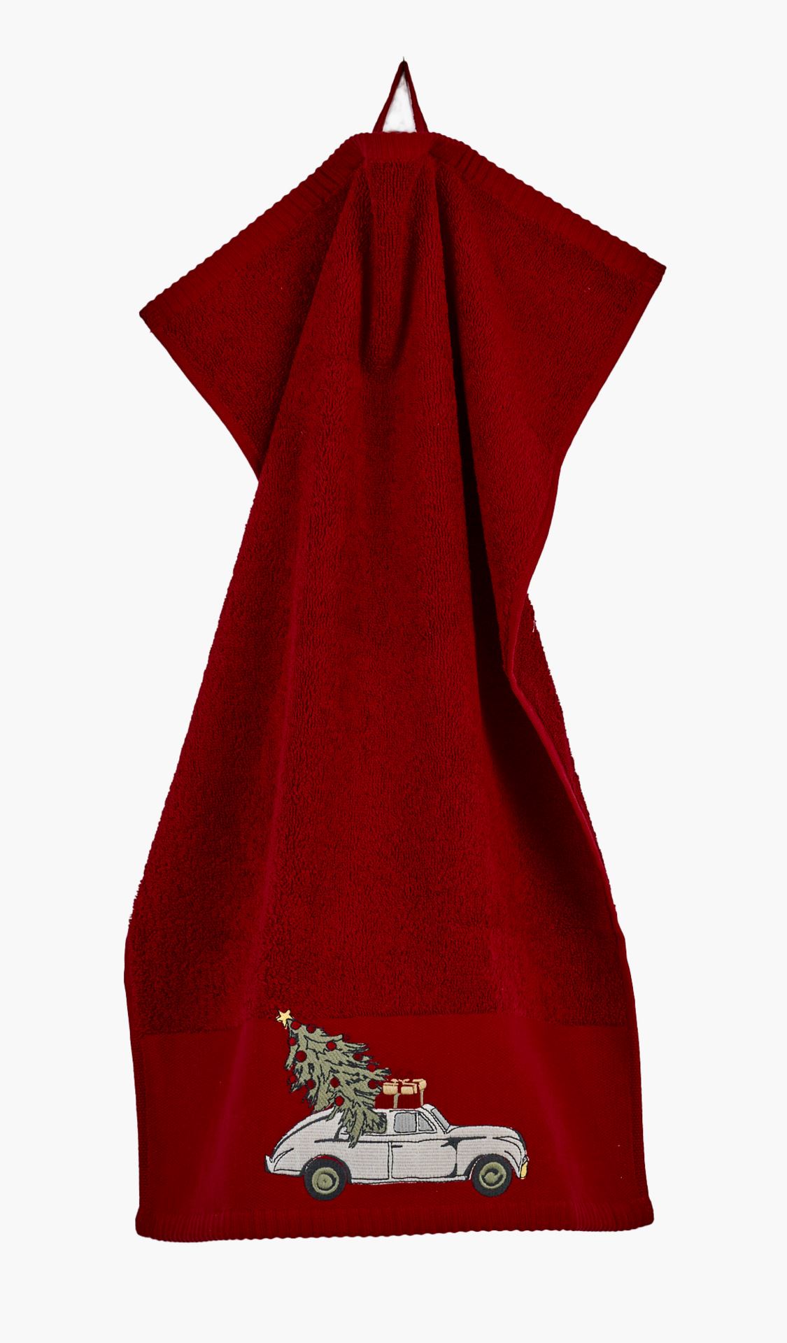 Gjestehåndkle multi rød - 40x60 cm multi rød - 1