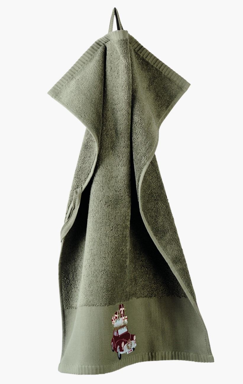 Gjestehåndkle olivengrønn - 40x60 cm olivengrønn - 1